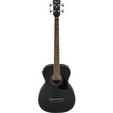 Okoumé (Gabon) Akoestische Bassen Ibanez PCBE14MH-WK Weathered Black Acoustic Bassguitar