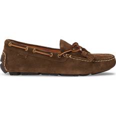 Polo Ralph Lauren Tasseled Suede Driver Chocolate Brown Male