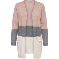 Only Queen Long Knitted Cardigan - Pink/Misty Rose