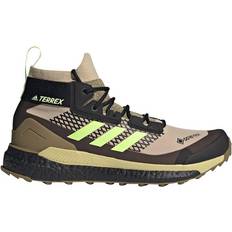 Multicolored - Unisex Hiking Shoes Adidas Terrex Free Hiker GTX - Savanna/Hi-Res Yellow/Core Black