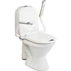 Verborgen S-sifon Toiletten Etac Toiletzitting met Armsteunen Supporter 60x41,5 cm Wit