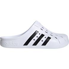 48 ½ Utendørstøfler Adidas Adilette Clogs - Cloud White/Core Black