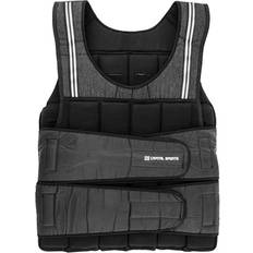 Capital Sports Vestpro 20 Gilet lesté pour musculation 20 kg 38 poids amovibles