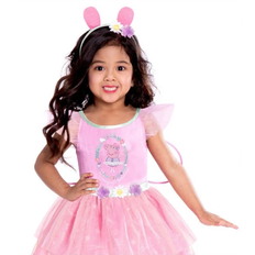 Amscan costume Peppa Fairyfilles rose 4-6 ans 4-pièces