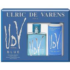 Uomo Scatole regalo Ulric De Varens UDV Blue Gift Set EdT 100ml + Deo Spray 200ml