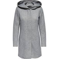 Only Sedona Coat - Grey/Light Grey Melange