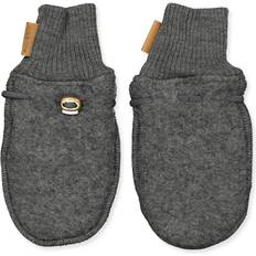 Wool fleece Mikk-Line Wool Fleece Mittens - Anthracite Melange (9317)