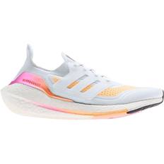 Adidas ultraboost 21 dame adidas UltraBOOST 21 W - Crystal White/Crystal White/Acid Orange