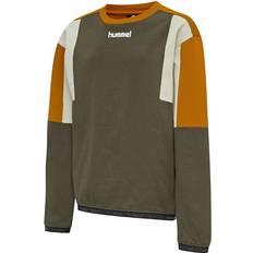 Multicolor Sudaderas Hummel Junior Sander Sweatshirt Orange/Green Unisex