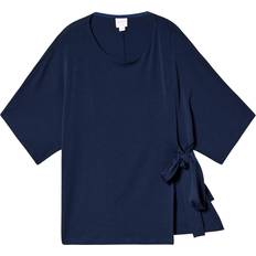 Boob Wonton Top Navy