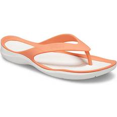 Beige Infradito Crocs Swiftwater Flip - Grapefruit/White