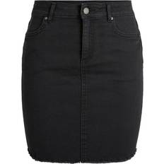 Pieces Aia Mw Dnm Skirt Black Female