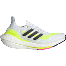 Adidas Junior Ultraboost 21 - Cloud White/Core Black/Solar Yellow