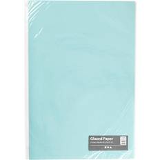 Turquoise Paper CChobby Glazed Paper Turquoise 80g 25-sheets