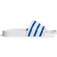 Adidas Polyurethane Slippers & Sandals Adidas Adilette - Cloud White/Glow Blue/Cloud White