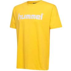 Fille T-shirts Hummel T-shirt Cotton Logo - Jaune