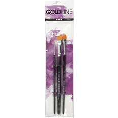 Gold Line Brushes 2+8+12 3-pcs