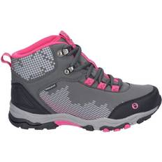 Ducklington Lace Up Hiking Boot - Grey/Pink