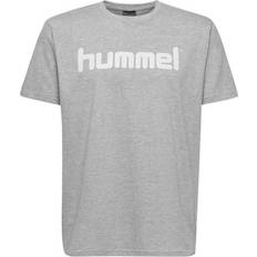 Hummel Go Kids Cotton Logo T-shirt - Grey Melange (203514-2006)