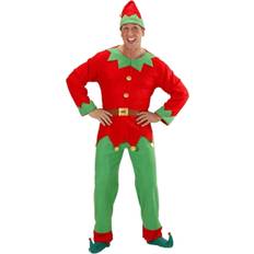 Kostymer Widmann Adult Elf Santa Helper Costume