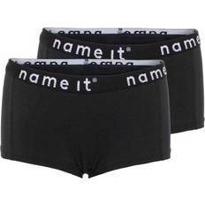 Negro Bragas Name It Hipster 2-pack - Black/Black (13163593)