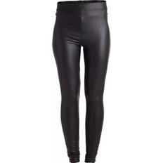 Pieces New Shiny Leggings - Black - Female