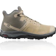 Salomon outline mid gtx w dame Salomon Outline Prism Mid GTX W - Safari/Stormy Weather/Almond Cream