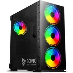 Mini itx tower Savio Prime X1 Midi Tower Micro-ATX / Mini-ITX Colore Nero