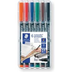 Skrapa världskarta Staedtler Lumocolor Permanent Pen 317 6-pack