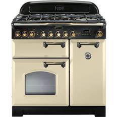 90cm Cookers Rangemaster CDL90DFFCR/B Classic Deluxe 90cm Dual Fuel Beige