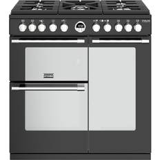 Stoves 90cm Gas Cookers Stoves Sterling deluxe DX S900DFBK Black