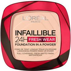 Resistente al agua Maquillaje de Base L'Oréal Paris Infallible 24H fresh wear foundation compact #180