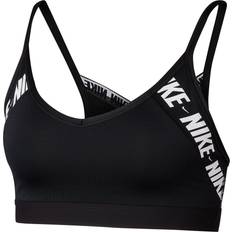 Yoga Abbigliamento Nike Indy Logo Bra White/Black Female