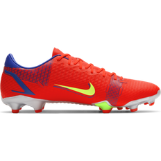 53 ½ Fodboldstøvler Nike Mercurial Vapor 14 Academy FG/MG - Bright Crimson/Indigo Burst/White/Metallic Silver