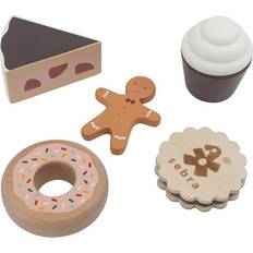 Sebra Rollelegetøj Sebra Wood Cakes & Cookies