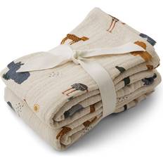 Liewood muslinfilt Liewood Lewis Muslinfilt Safari Sandy Mix 2-pack