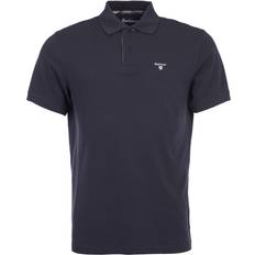 Barbour Men Tops Barbour Tartan Pique Polo Shirt - Navy/Dress