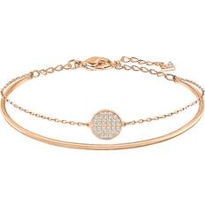 Swarovski Ginger Bangle - Rose Gold/White