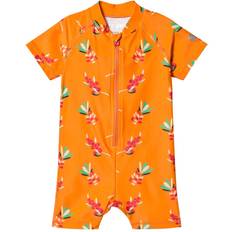 1-3M Ropa UV Reima Odessa Sunproof Swim Overall - Orange, Unisex