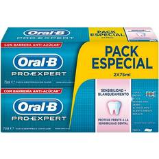 Oral-B Cepillos de dientes, Pastas de dientes y Enjuagues bucales Oral-B Pro-Expert Sensibilidad + Blanqueante Duplo