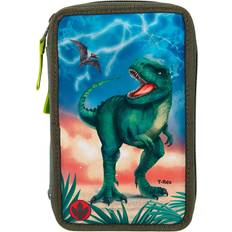 Dino world penalhus Depesche Dino World Dinosaur Pencil Case with 3 Rooms & Light