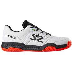 Salming Soccer Shoes Salming Hawk Court M - White/Black/New FlameRed