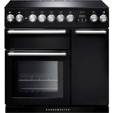 5 Burners - 90cm Induction Cookers Rangemaster NEX90EIBL/C Nexus 90cm Induction Black