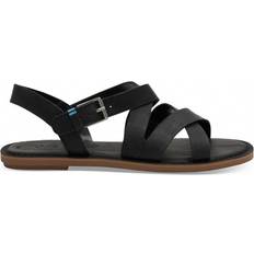 38 ⅔ Sandali Toms Black Leather Sicily Sand C Female