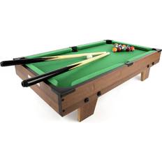 Billard Sports de Table Power Play Table De Billard 27 Pouces Brun 20 Pièces