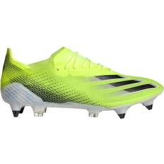 Green Soccer Shoes Adidas X Ghosted.1 SG M - Solar Yellow/Core Black/Royal Blue