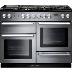 Rangemaster Gas Cookers Rangemaster NEX110DFFSS/C Nexus 110cm Dual Fuel Chrome, Stainless Steel