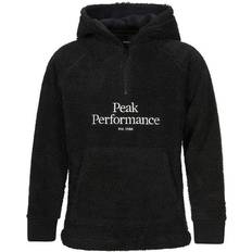 Peak Performance Junior Original Pile Half Zip Black Unisex