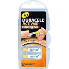 Duracell Batterier - Hörapparatsbatteri Batterier & Laddbart Duracell Activair 10 6-pack