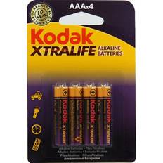 Kodak Pila Alcalina Xtralife Lr03 Aaa Pack 4